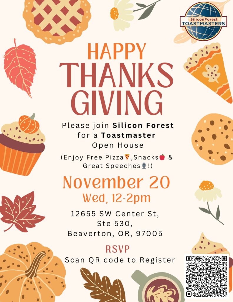 Thanksgiving Open House!